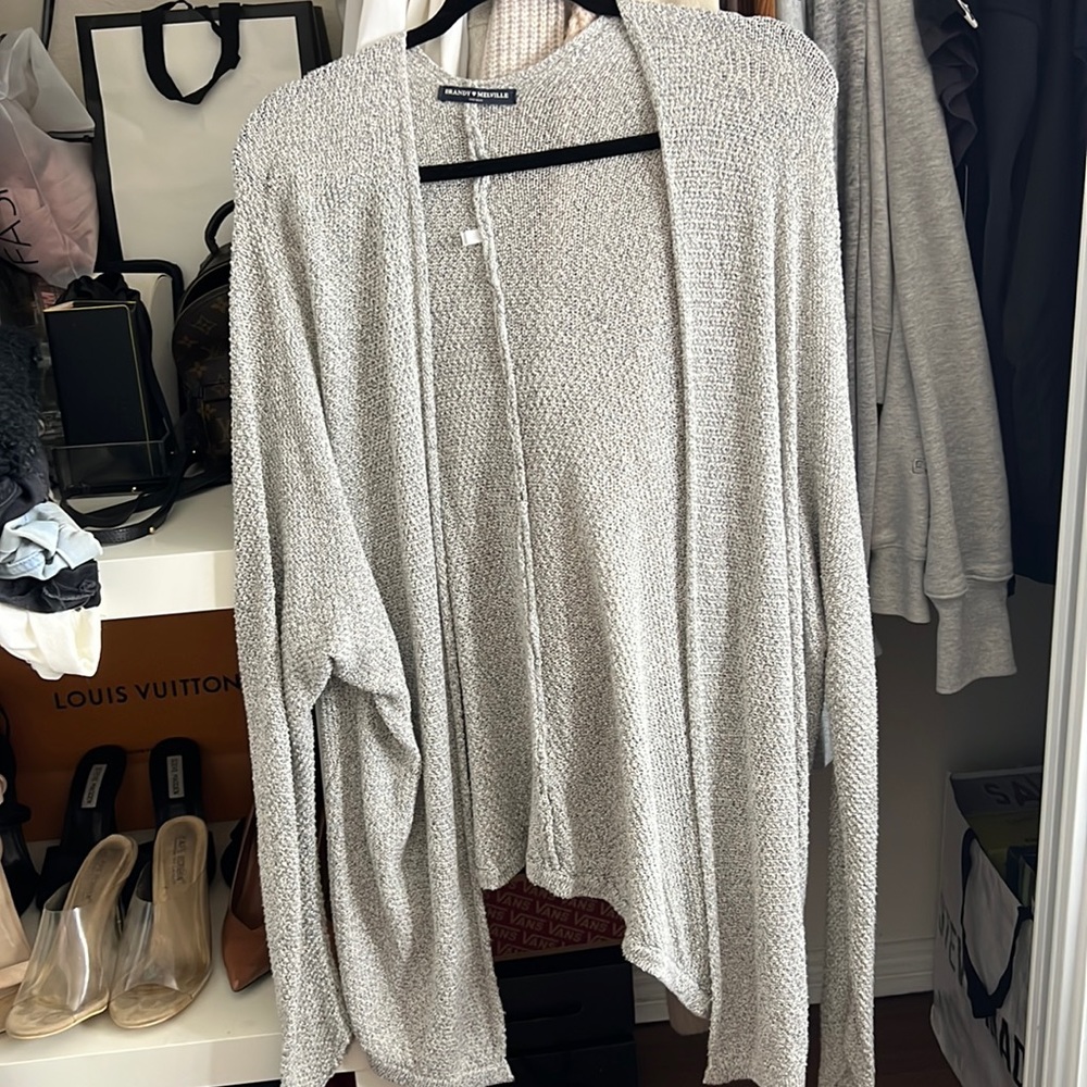 Brandy Melville Cardigan in heather grey